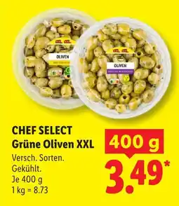 Lidl Chef select grüne oliven xxl Angebot
