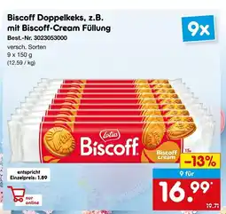 Netto Marken-Discount Biscoff doppelkeks Angebot