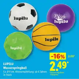 Lidl Lupilu wasserspringball fußball Angebot