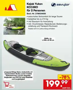 Netto Marken-Discount Sevylor kajak yukon kcc380 Angebot