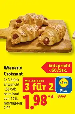 Lidl Wienerle croissant Angebot