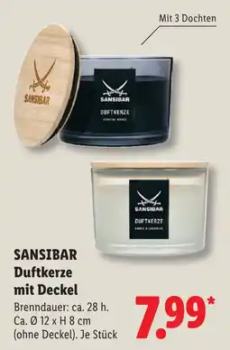 Lidl Sansibar duftkerze mit deckel Angebot