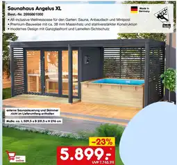 Netto Marken-Discount Karibu saunahaus angelus xl Angebot