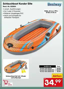 Netto Marken-Discount Bestway schlauchboot kondor elite 2000 Angebot