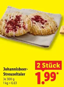 Lidl Johannisbeer-streuseltaler Angebot