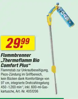 toom Baumarkt Flammenbrenner thermoflamm bio comfort plus Angebot