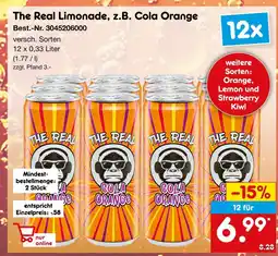Netto Marken-Discount The real the real limonade, z.b. cola orange Angebot