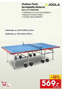 Netto Marken-Discount Joola outdoor-tischtennisplatte alterna Angebot