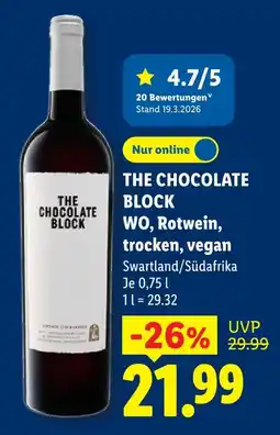 Lidl The chocolate block Angebot