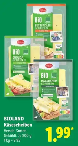 Lidl Milbona bio butterkäse scheiben Angebot