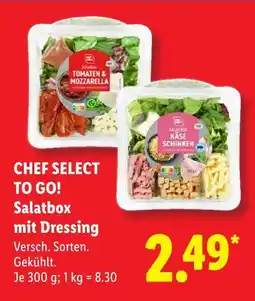 Lidl Chef select salatbox tomaten & mozzarella Angebot