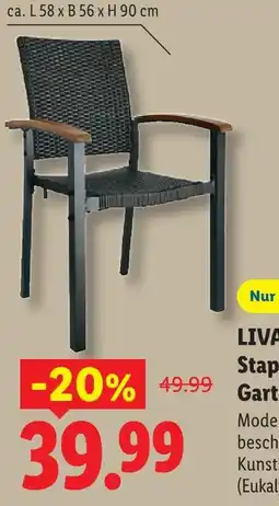 Lidl Liva stapelstuhl garten Angebot