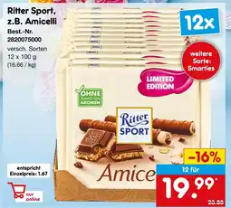 Netto Marken-Discount Ritter sport amicelli Angebot