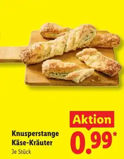 Lidl Knusperstange käse-kräuter Angebot