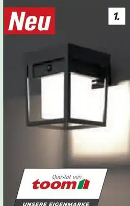 toom Baumarkt Toom solar-außenleuchte „utrecht“ wandleuchte Angebot