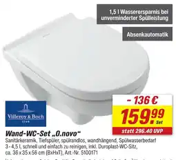 toom Baumarkt Villeroy & boch wand-wc-set „o.novo“ Angebot