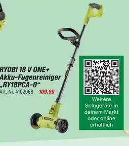 toom Baumarkt Ryobi 18 v one+ akku-fugenreiniger Angebot