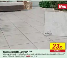 toom Baumarkt Terrassenplatte „marga“ Angebot