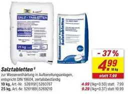 toom Baumarkt Salztabletten Angebot