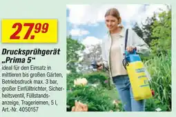 toom Baumarkt Drucksprühgerät prima 5 Angebot
