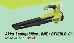 toom Baumarkt Ryobi akku-laubgebläse one+ ry18blb-o Angebot