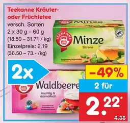 Netto Marken-Discount Teekanne kräutertee Angebot