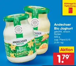 Netto Marken-Discount Andechser bio joghurt natur Angebot