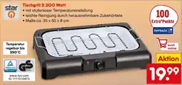 Netto Marken-Discount Star tischgrill 2.200 watt Angebot