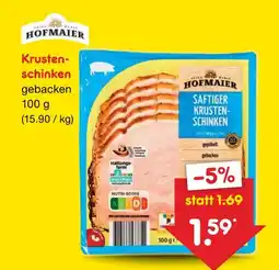 Netto Marken-Discount Hofmaier krustenschinken Angebot