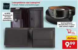 Netto Marken-Discount Spirit of colours ledergeldbörse Angebot
