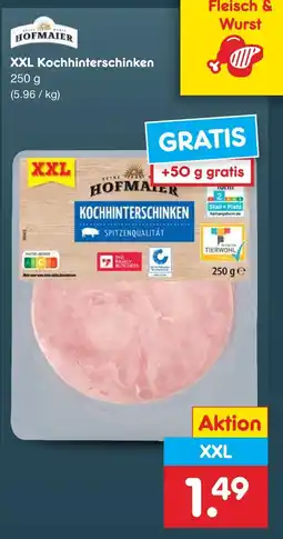 Netto Marken-Discount Hofmaier xxl kochhinterschinken Angebot