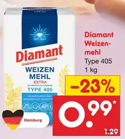 Netto Marken-Discount Diamant weizenmehl type 405 Angebot