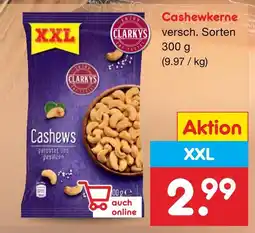 Netto Marken-Discount Clarkys cashewkerne Angebot