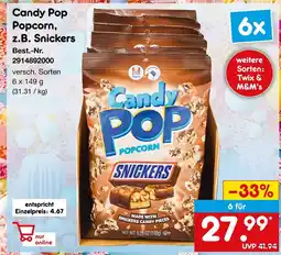 Netto Marken-Discount Candy pop popcorn snickers Angebot