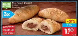 Netto Marken-Discount Backstube nuss-nougat-croissant Angebot
