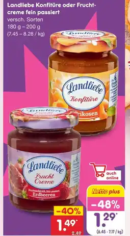 Netto Marken-Discount Landliebe konfitüre aprikosen Angebot