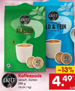 Netto Marken-Discount Cafét kaffeepads Angebot