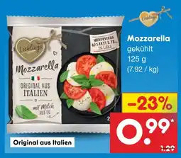 Netto Marken-Discount Lieblings mozzarella Angebot