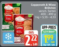 Edeka Coppenrath & wiese unsere goldstücke 7 roggen-brötchen Angebot