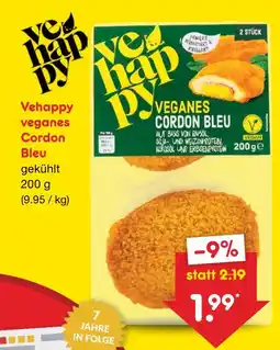 Netto Marken-Discount Vehappy veganes cordon bleu Angebot