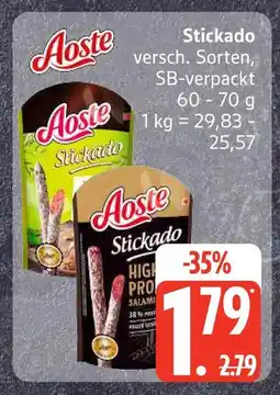 Edeka Aoste stickado Angebot