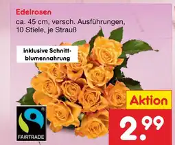 Netto Marken-Discount Fairtrade edelrosen Angebot