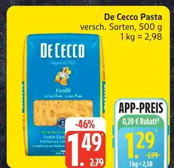 Edeka De cecco pasta Angebot