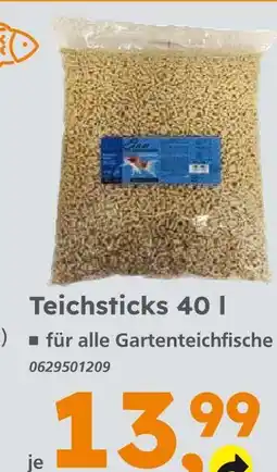 Globus Baumarkt Teichsticks Angebot