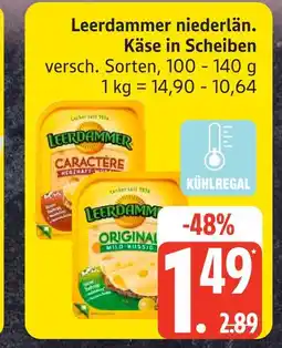 Edeka Leerdammer caractère Angebot