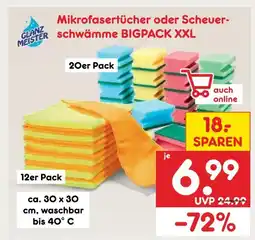 Netto Marken-Discount Glanz meister mikrofasertücher bigpack xxl Angebot