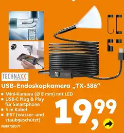 Globus Baumarkt Technaxx usb-endoskopkamera tx-386 Angebot