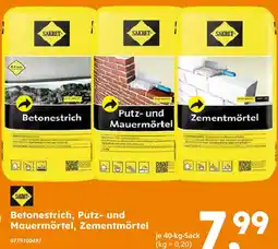 Globus Baumarkt Sakret betonestrich Angebot