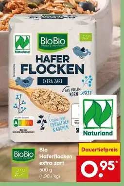 Netto Marken-Discount Biobio bio haferflocken extra zart Angebot