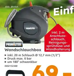 Globus Baumarkt Primaster wandschlauchbox Angebot